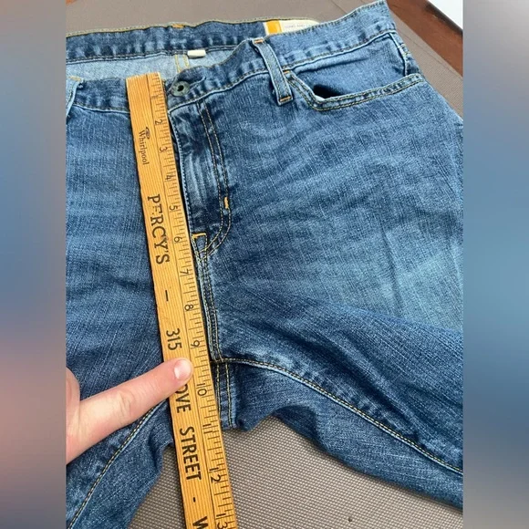 Gap 1969 Sz 12 Long & Lean Flare Jeans Stretch Women's 30" Inseam Y2K Wide Leg - Picture 11 of 11